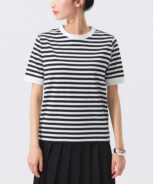 BEAMS BOY tシャツ ボーダー バインダー ショートスリーブ T