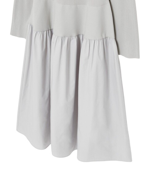 せ*ん様 アナイ ペプラム切り替えドッキング ワンピース ANAYI（アナイ） ワンピース ペプラム切り替えドッキング ワンピース