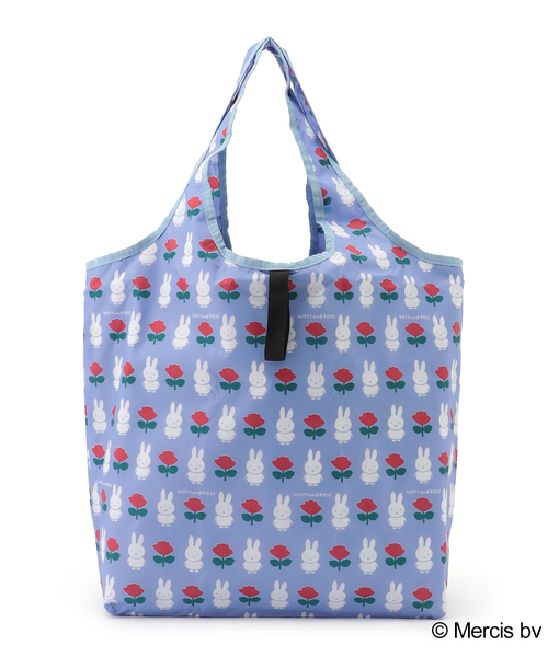 終了致しました！！ミッフィエコバッグ＆新品ビッグエコバッグ Miffy 折りたたみバッグ S ブラック miffy ミッフィー バッグ