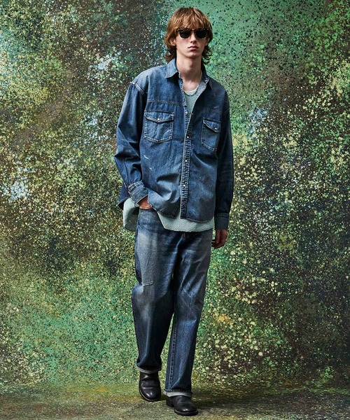 シャツ DENIM SHIRT / VINTAGE WASHED メンズ