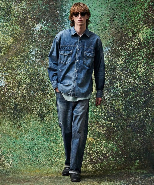 シャツ DENIM SHIRT / VINTAGE WASHED メンズ