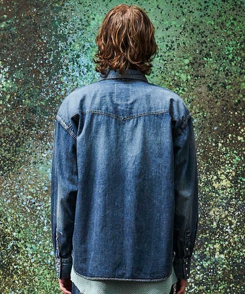 シャツ DENIM SHIRT / VINTAGE WASHED メンズ