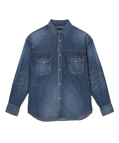 シャツ DENIM SHIRT / VINTAGE WASHED メンズ