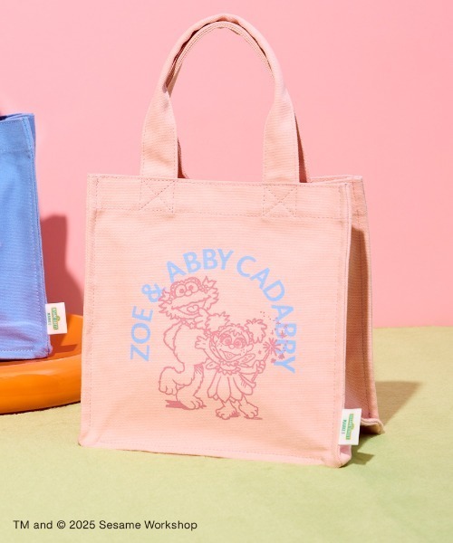 SESAME STREET トートバッグ パステルキャンバスバッグ