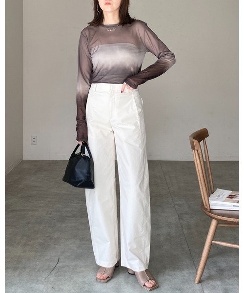 She's Closet tシャツ グラデーションクルーネック長袖