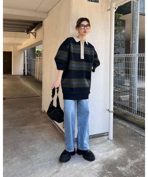 COEL（コエル） ワンピース バックロゴラガーニットワンピース