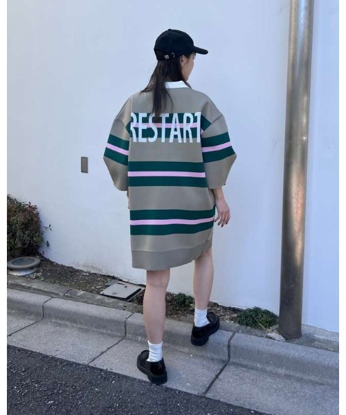 COEL（コエル） ワンピース バックロゴラガーニットワンピース