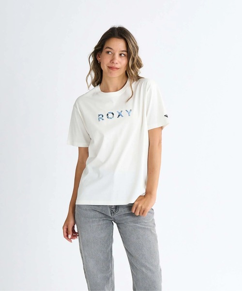 ROXY（ロキシー） tシャツ 半袖 ARTSY FLORAL TEE /ロキシーロゴ半袖T