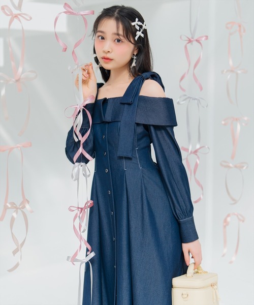 WILLSELECTION（ウィルセレクション） ワンピース ショルダーリボン