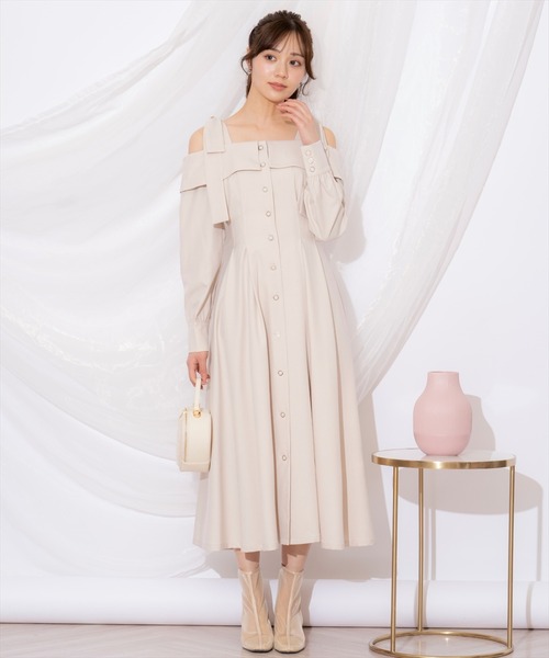 WILLSELECTION（ウィルセレクション） ワンピース ショルダーリボン