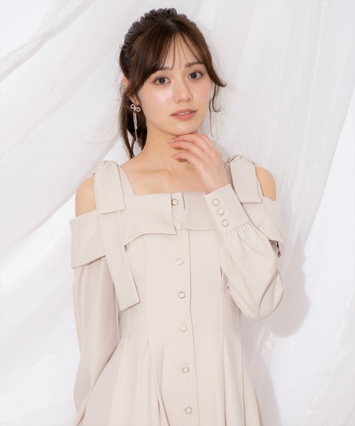 WILLSELECTION（ウィルセレクション） ワンピース ショルダーリボン