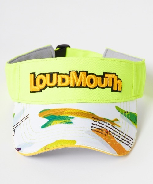 ★美品★セット販売★ LOUDMOUTH/ラウドマウス ポロシャツ&サンバイザー サンバイザー 「Loudmouth/ラウドマウス」サンバイザー ゴルフ