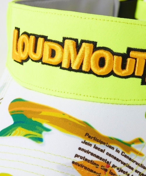 ★美品★セット販売★ LOUDMOUTH/ラウドマウス ポロシャツ&サンバイザー サンバイザー 「Loudmouth/ラウドマウス」サンバイザー ゴルフ