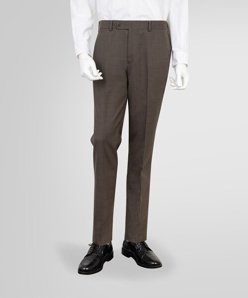 スラックス Brooks Brothers Explorer ウール プレーンフロント トラウザーズ Slim メンズの画像