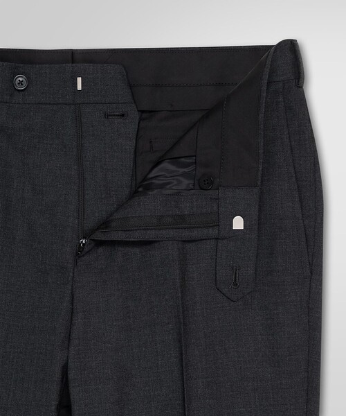 スラックス Brooks Brothers Explorer ウール プレーンフロント トラウザーズ Slim メンズの画像