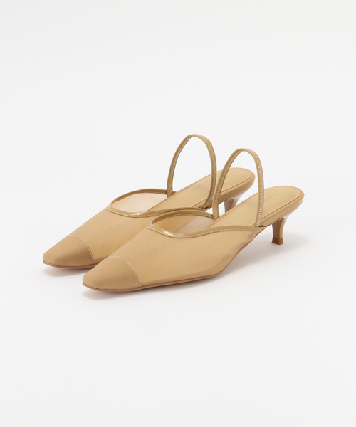 シューズ 「LE VERNIS/ル・ベルニ」 Sheer mules 244-211306 レディース