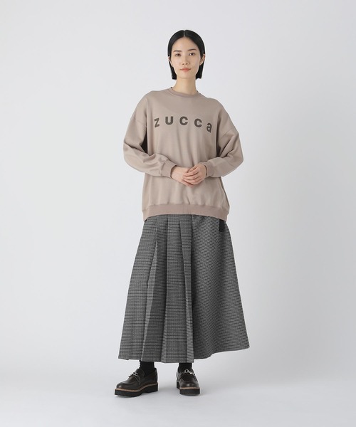 「ZUCCa」 スウェットカットソー M size ホワイト レディース ZUCCa 「ZUCCa」 スウェットカットソー M size ホワイト
