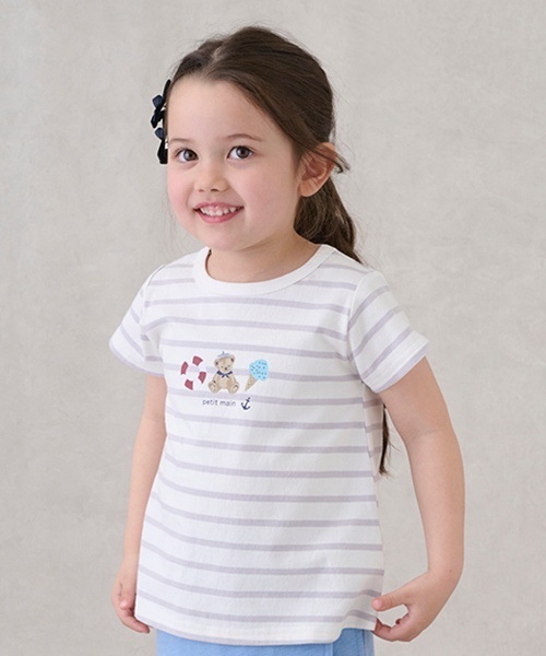 tシャツ 「プティプラ」GIRLS半袖T キッズ 子供服 女の子 | petit main | 16