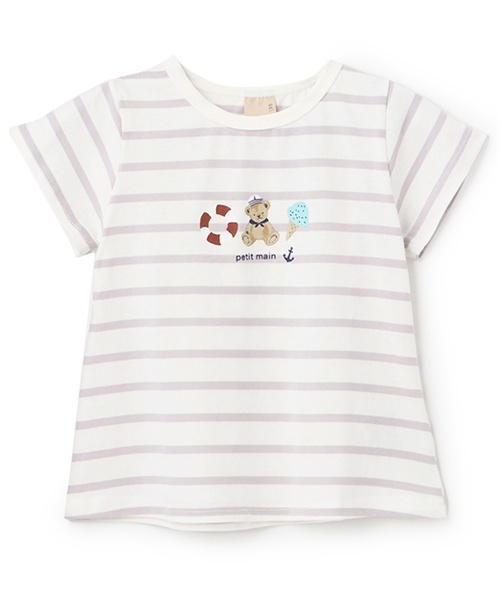 tシャツ 「プティプラ」GIRLS半袖T キッズ 子供服 女の子 | petit main | 30