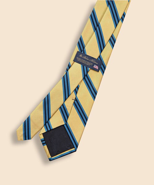 BROOKS BROTHERS ストライプ レップタイ BROOKS BROTHERS ネクタイ シルク BB#3バーストライプ
