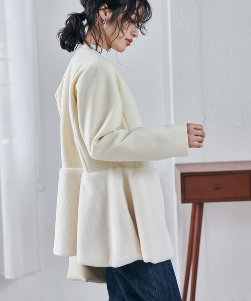 「RANAN」 コート M モカ レディース_画像9