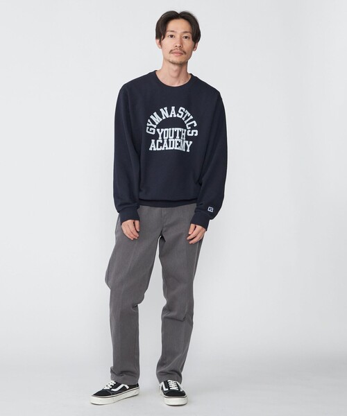 Russell スウェット グレー POST JUNK / 90's RUSSELL ATHLETIC USA製 杢グレー 無地