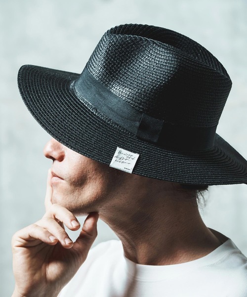 GLIMCLAP 帽子 ハット mko12799- Wide brim straw hat ストローハット
