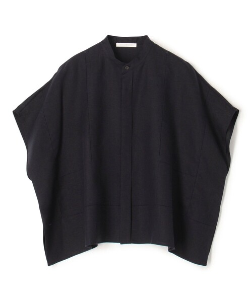 GALERIE VIE ギャルリーヴィー極美品麻100%リネンリラックスブラウス GALERIE VIE リネン 100% Vネック ブラウス ストライプ 定価2