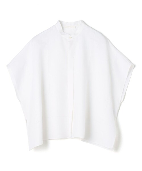 GALERIE VIE ブラウス シャツ フレンチリネン スタンドカラー