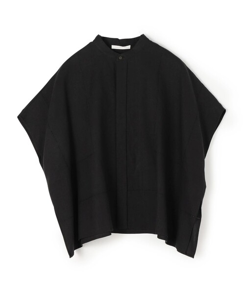 GALERIE VIE ブラウス シャツ フレンチリネン スタンドカラー