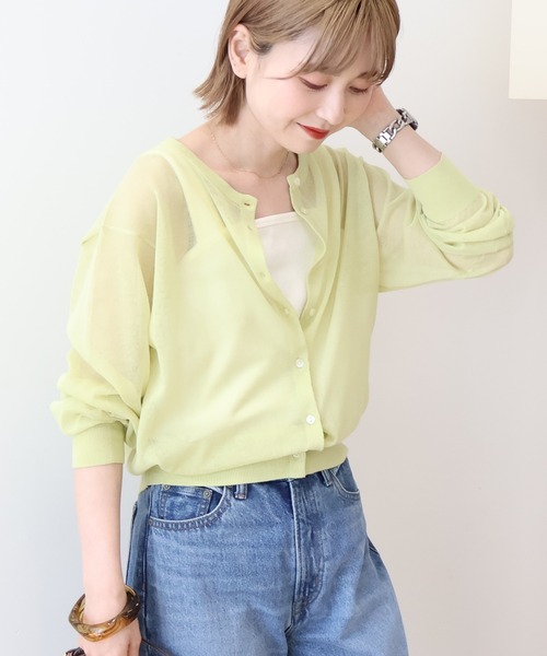 新品カーディガンL☆LAKOLE好きローリーズファーム好きアメリカンホリックに 楽天市場】【SALE／20%OFF】ピコットアミショートカーディガン