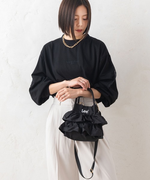 小さめバック Lee ショルダーバッグ バッグ リー フリルデザイン 2WAY ミニ