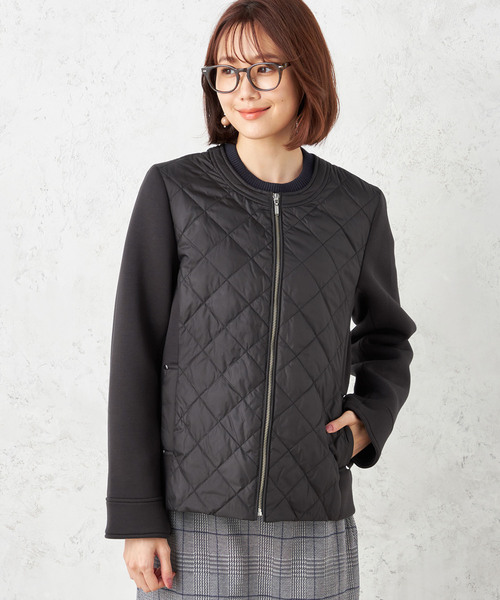 「Petit Honfleur」 ダウンジャケット 13号 アイボリー レディース_画像4