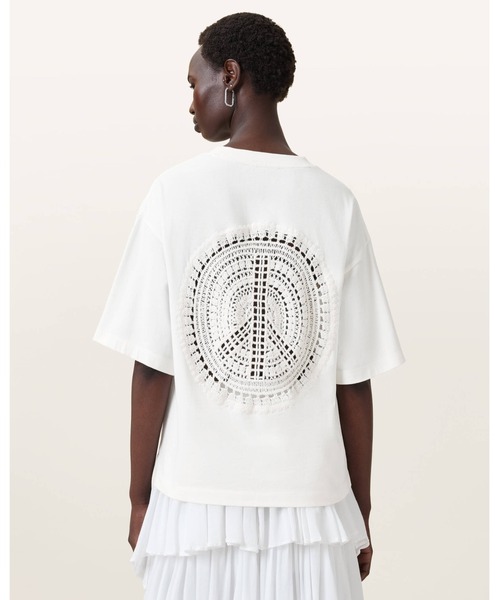 tシャツ AMELIE CROCHET OVERSIZED BOXY T-SHIRT | AMELIE クロシェ オーバーサイズ ボクシー Tシャツ