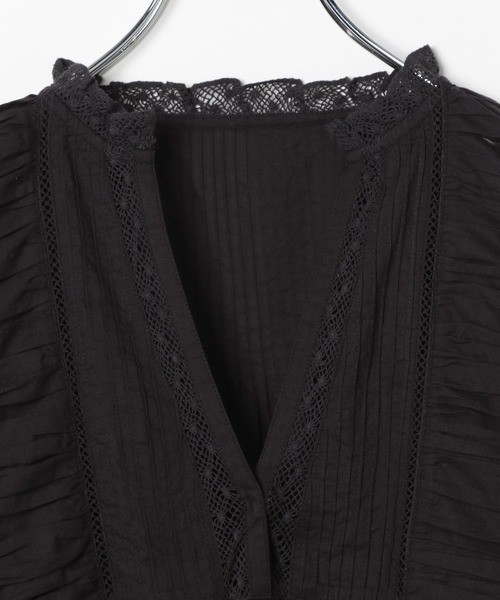 けい⭐︎ LEPSIM（レプシィム） ブラウス シャツ ボリュームレースブラウス