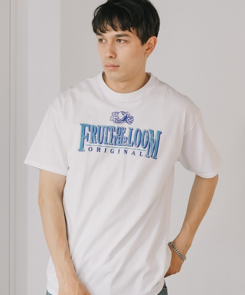 フルーツオブザルーム チャベズ プリント 半袖 コットン Tシャツ XXL フルーツオブザルーム チャベズ プリント 半袖 コットン Tシャツ