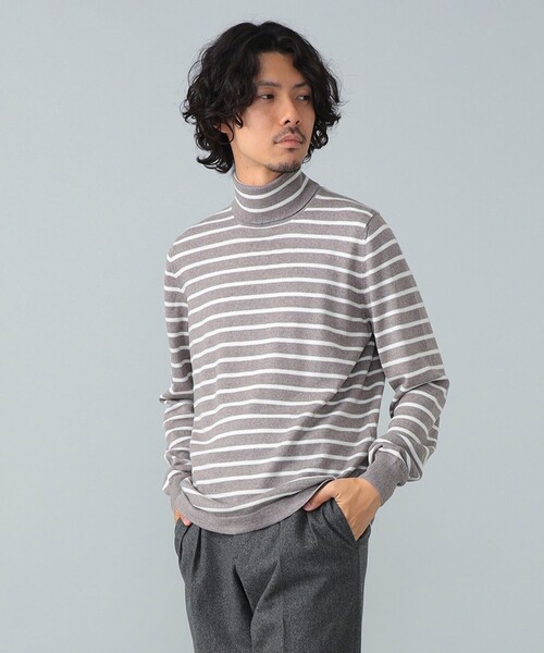 グランサッソ　Gran Sasso ケーブルタートルネックセーター Gran Sasso（グランサッソ） セーター ニット GRAN SASSO / 12ゲージ