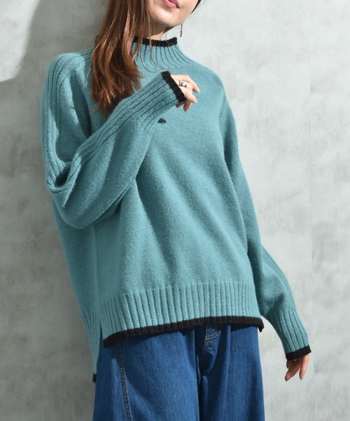 INTERPLANET（インタープラネット） ニット セーター 7G天竺＊袖山