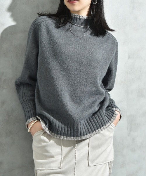 INTERPLANET（インタープラネット） ニット セーター 7G天竺＊袖山