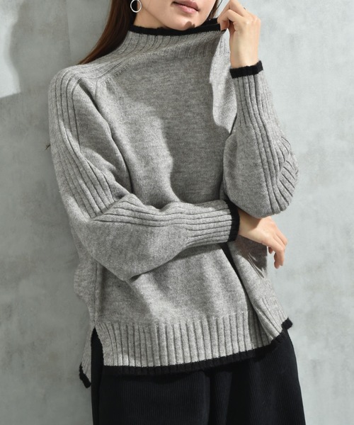 INTERPLANET（インタープラネット） ニット セーター 7G天竺＊袖山