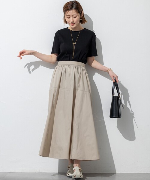 【新品】FORME ストレッチロングスカート　ノベルティキャップ&撥水スカート付 23区（ニジュウサンク） ロング スカート 「接触冷感/撥水加工
