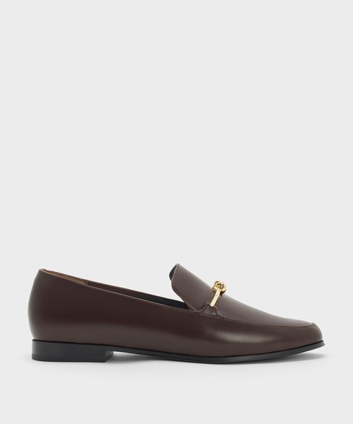 CHARLES ＆ KEITH（チャールズ&キース） ローファー メタリック ノット 