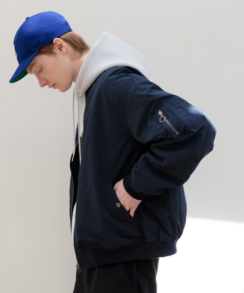 「URBAN RESEARCH Sonny Label」 ジップアップブルゾン LARGE グリーン レディース