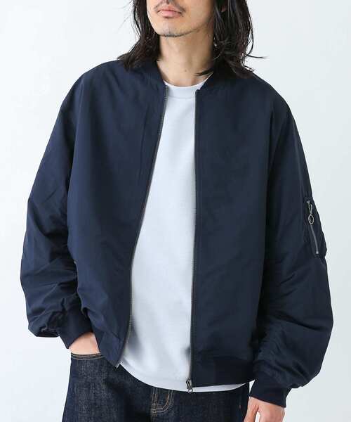 「URBAN RESEARCH Sonny Label」 ジップアップブルゾン LARGE グリーン レディース