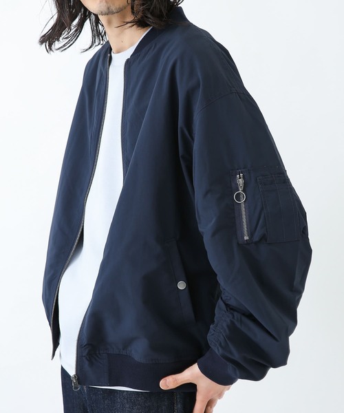 「URBAN RESEARCH Sonny Label」 ジップアップブルゾン LARGE グリーン レディース