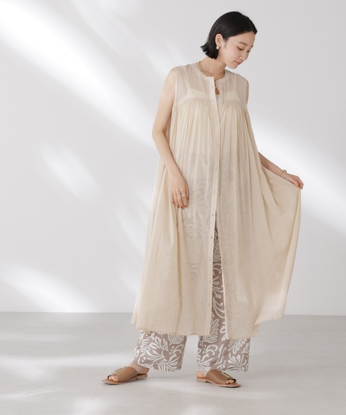 ワンピース35 ラッフルシアーロングワンピース（ワンピース）｜couture BY