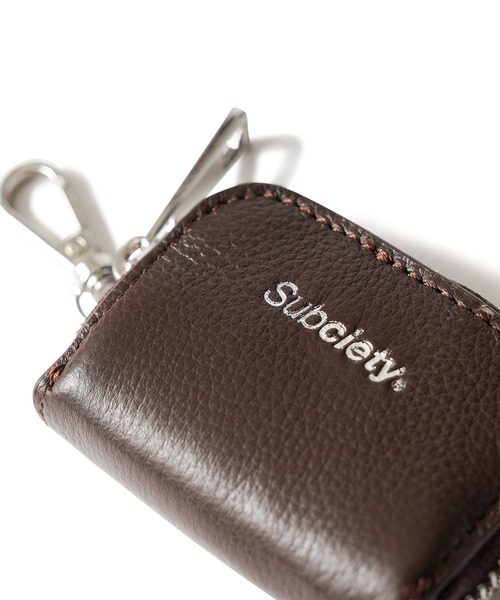 Subciety（サブサエティ） ショルダーバッグ Leather cylinder bag