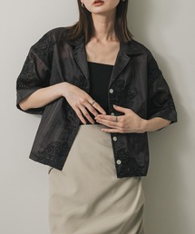 ブラウス シャツ インドシシュウクロップドシャツ レディース｜ZOZOTOWN Yahoo!店