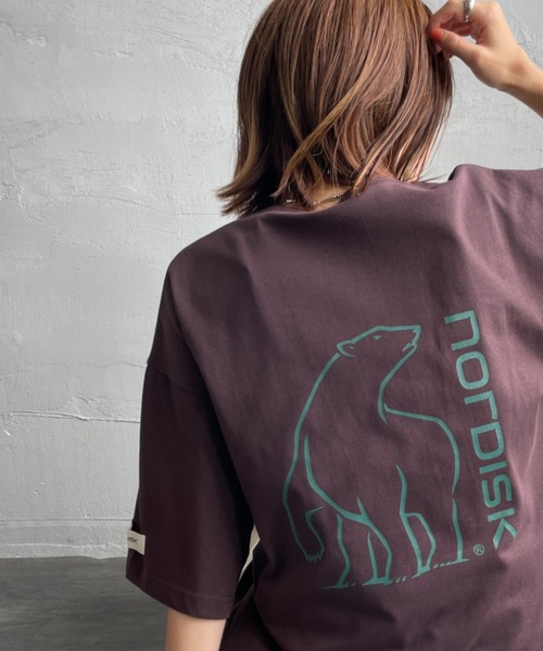 tシャツ 「NORDISK/ノルディスク」 別注 バックロゴプリントTシャツ レディース メンズ