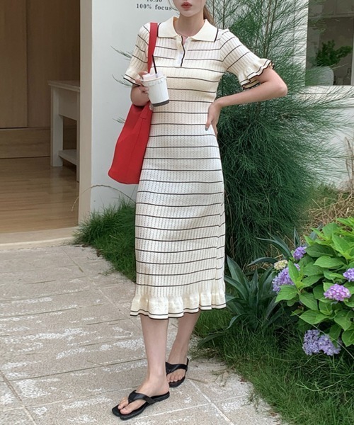 CLUB MONACO サマーニットワンピース org.jpg
